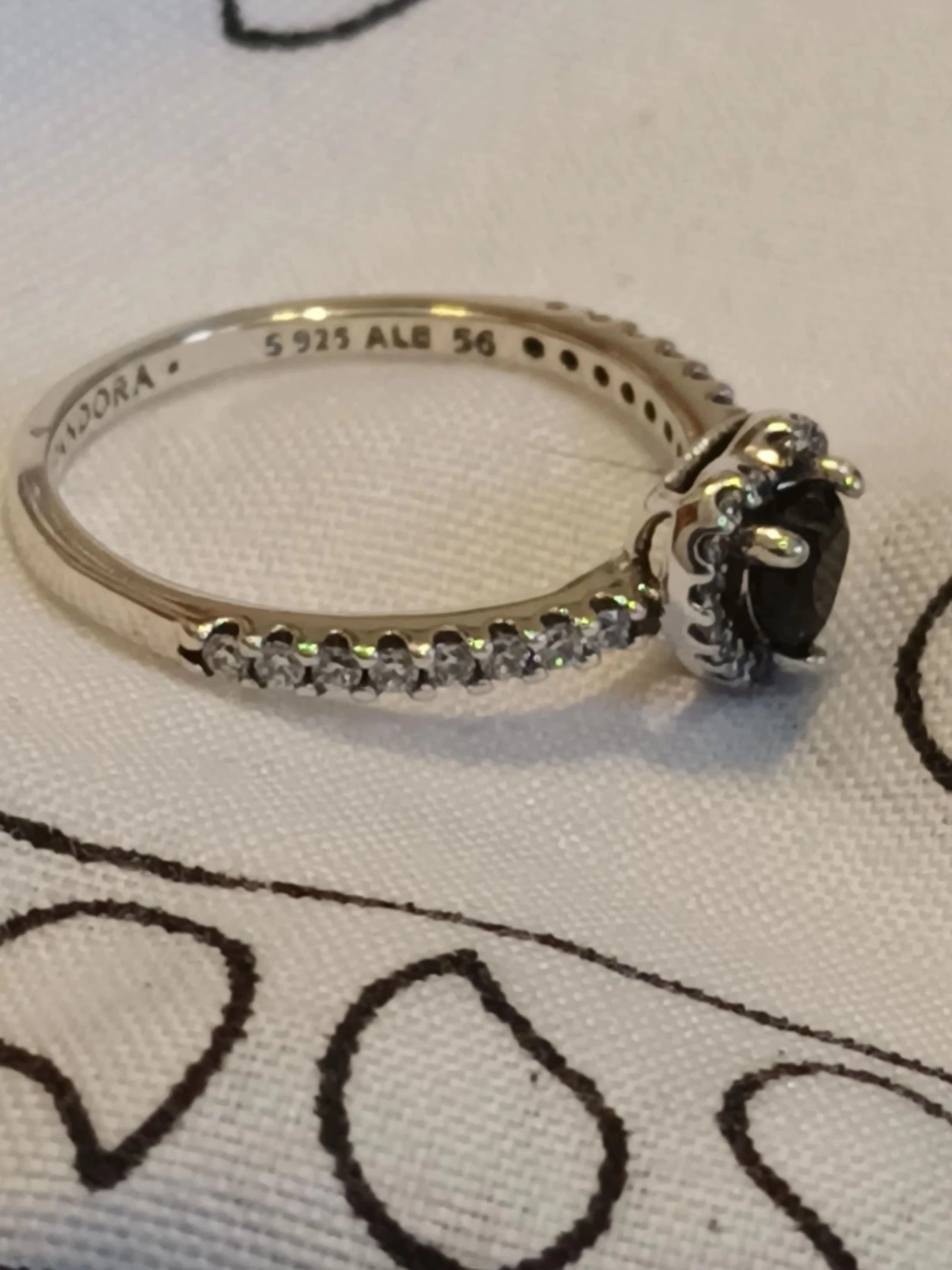 Anel pandora Ale s925 prata tamanho 56 – photo 2